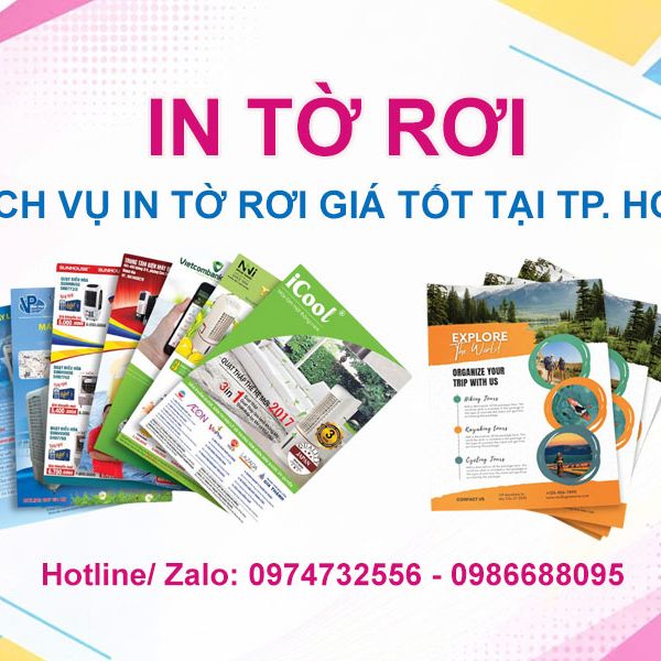 Dịch vụ in tờ rơi giá tốt tại TP.HCM