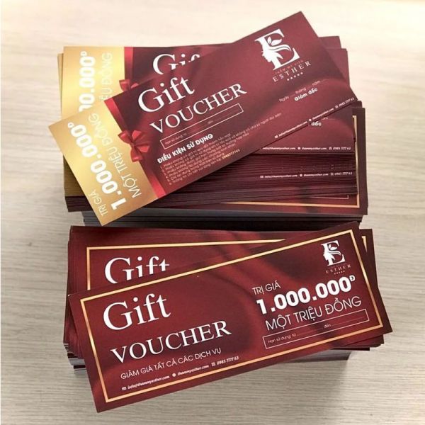 In gift voucher